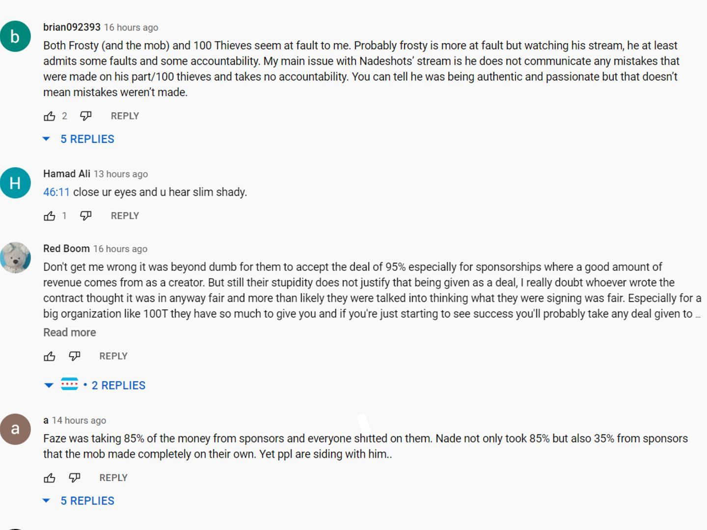 Social media reacts to the livestream (Image via TY/YouTube)